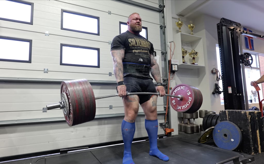 Hafthor Björnsson Smashes 2-Rep, 430-Kilogram Deadlift PR Ahead of 2024 Rogue Strongman Invitational