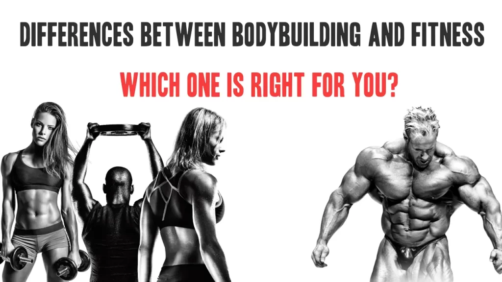 What is the difference between bodybuilding and fitness?