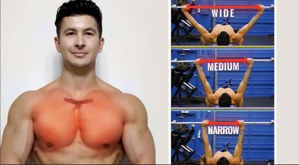 What is the Best Bench Press Grip Distance For Chest Gains?