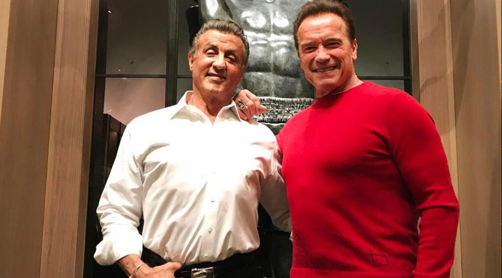 Arnold Hilariously Recalls His Motivational Feud with Sly