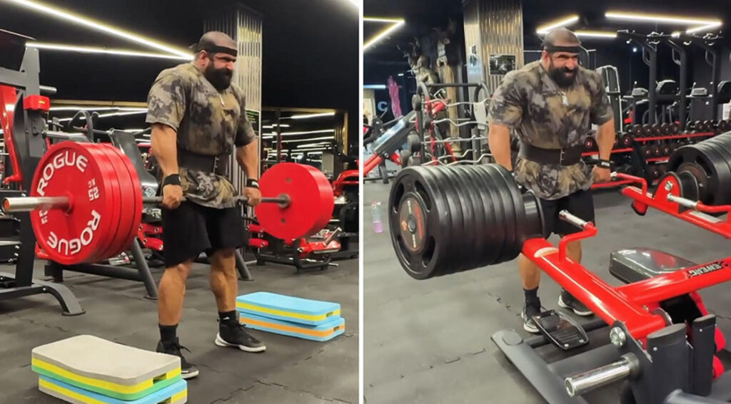 Hadi Choopan Returns to Smash These Epic Shoulder Shrugs