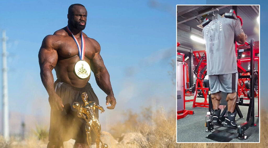 Watch Samson Dauda Crush His Calf Raises