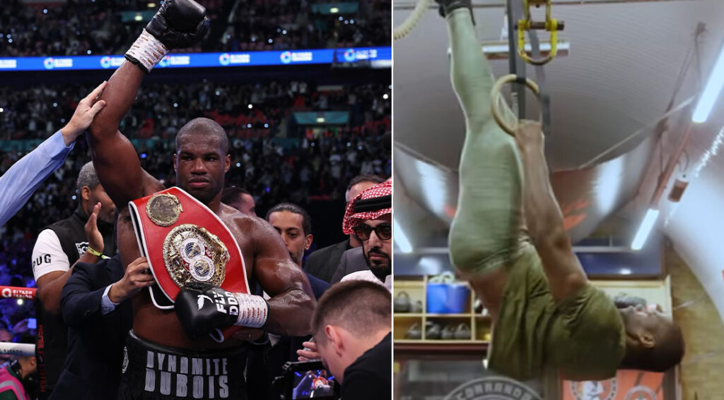 Daniel Dubois Shows Amazing Gymnastic Skills Ahead of Joseph Parker Fight