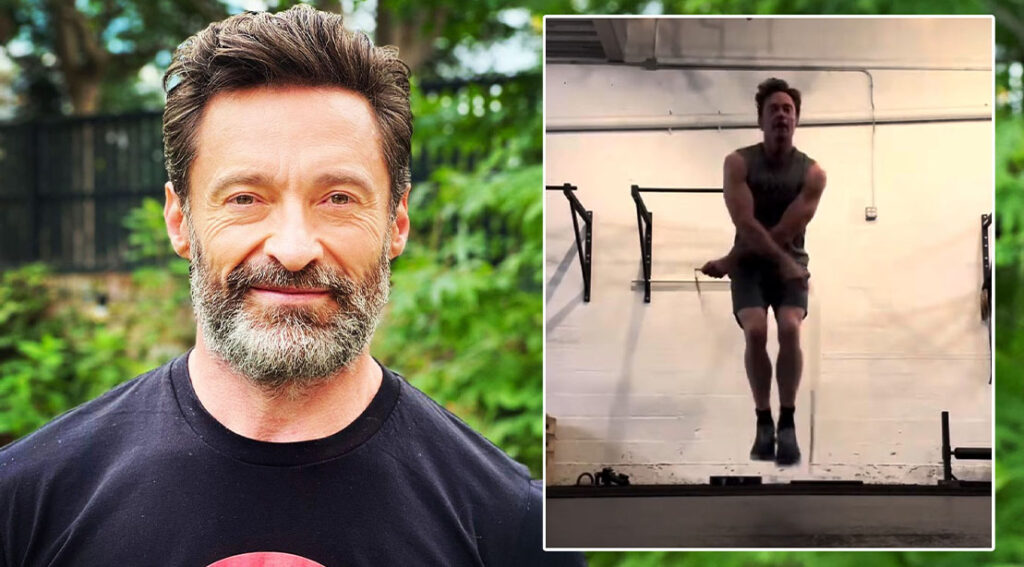 Watch Hugh Jackman’s Impressive Jump Rope Choreography
