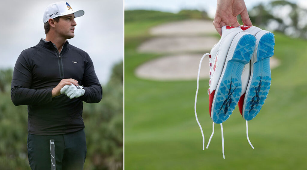 Bryan DeChambeau Tees-Up with New Reebok Golf Shoes